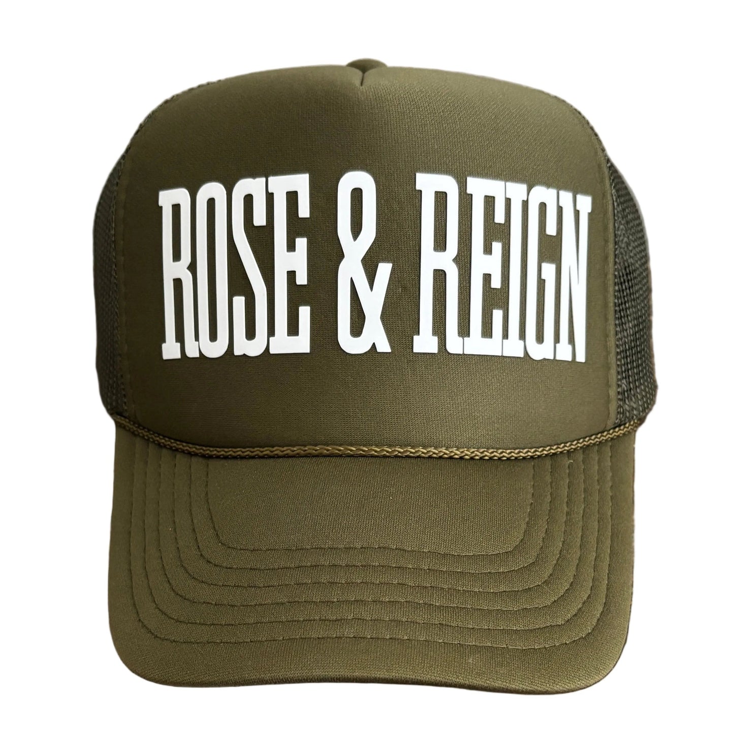 Embossed 3D Brick Mesh Trucker Hat