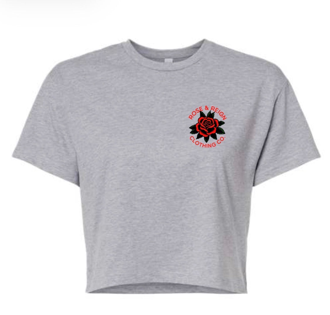 American Rose Crop Top