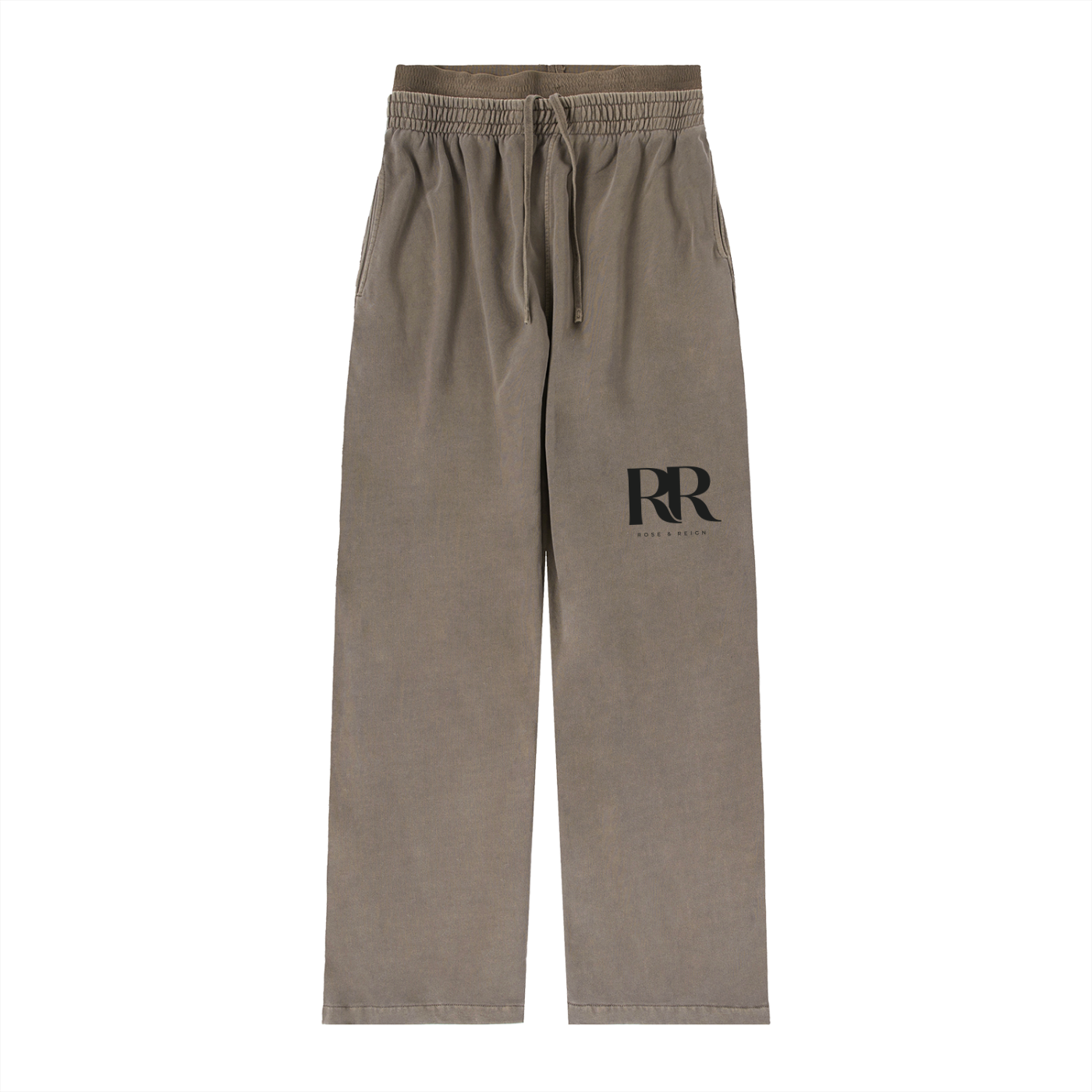 *NEW* Vintage Washed Waist Pants (BLACK LOGO)