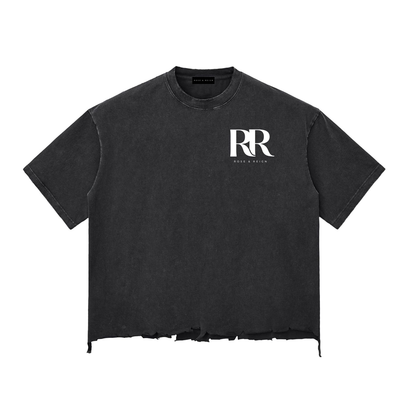 *NEW* Snow Wash Raw-Hem Tee