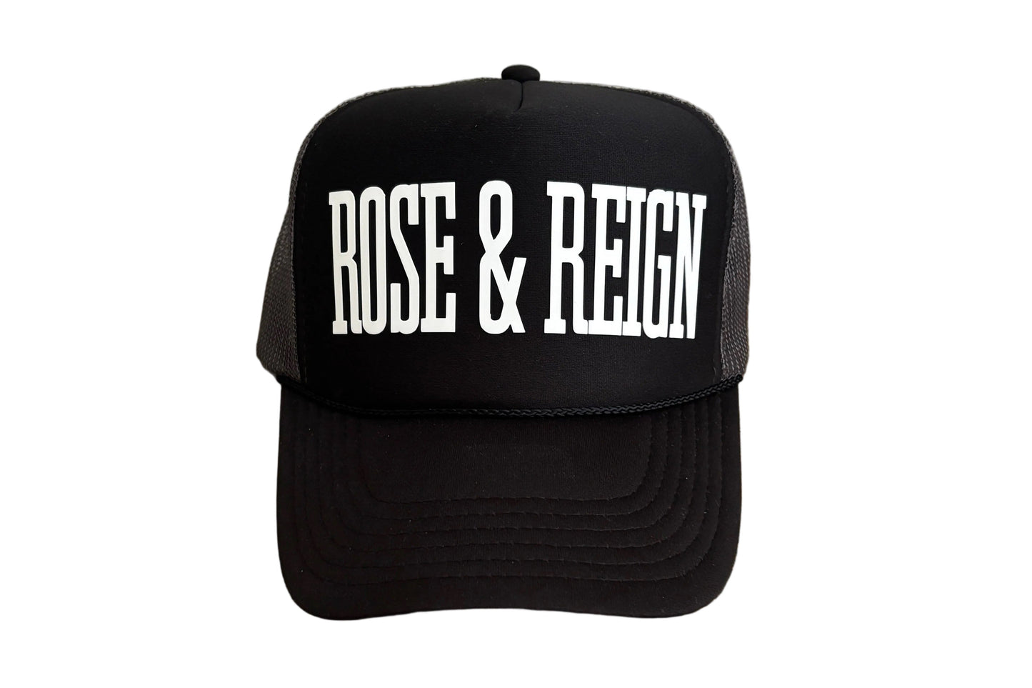 Embossed 3D Brick Mesh Trucker Hat