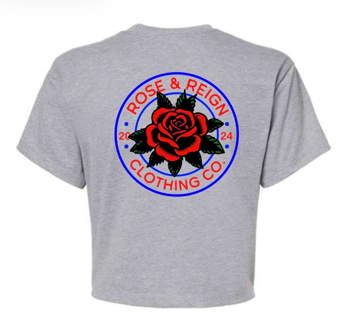American Rose Crop Top