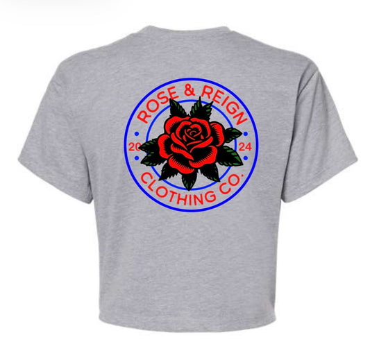 American Rose Crop Top