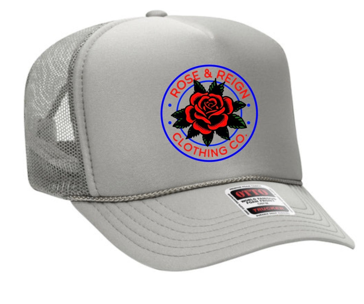 Meshed Gray Trucker Hat