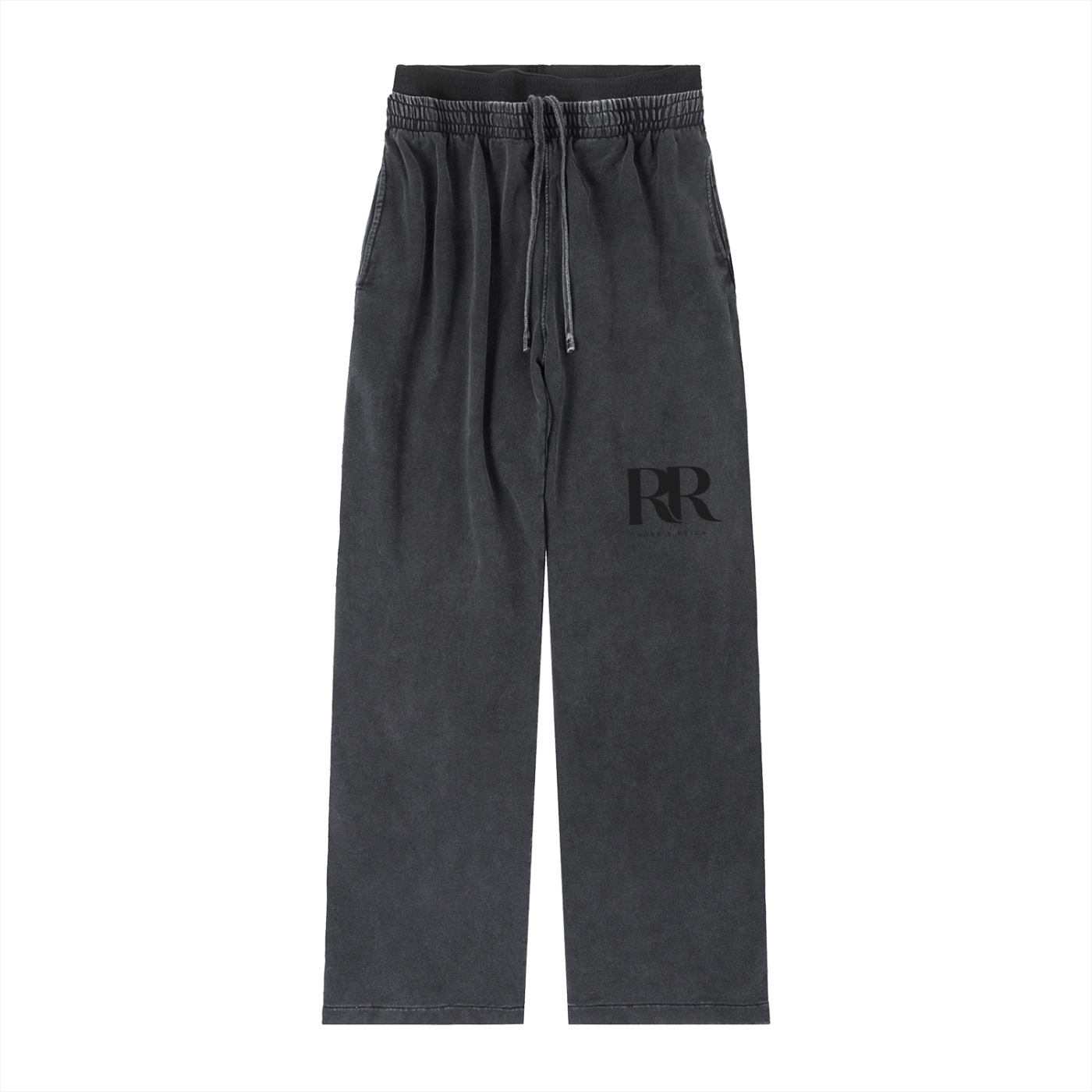 *NEW* Vintage Washed Waist Pants (BLACK LOGO)