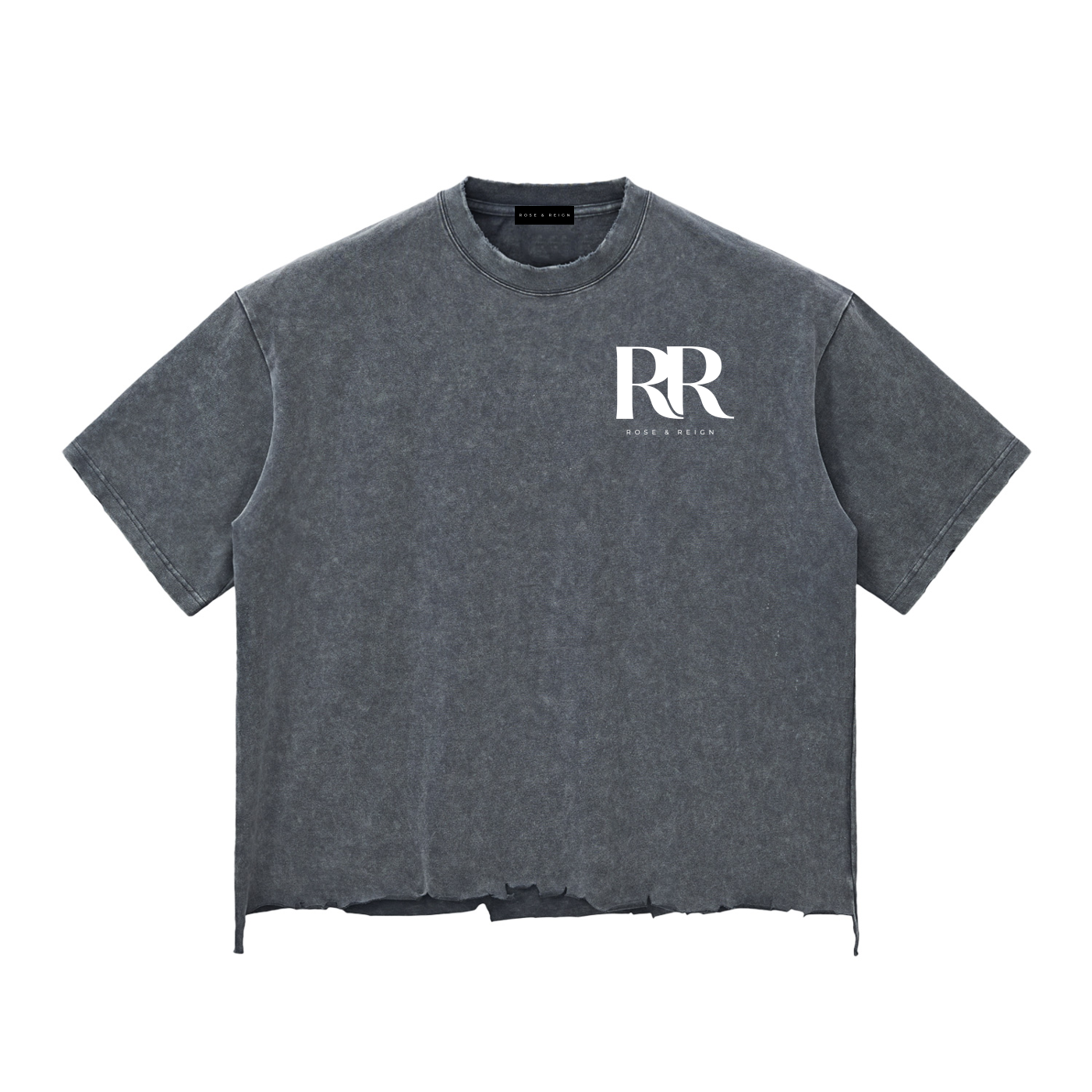 *NEW* Snow Wash Raw-Hem Tee